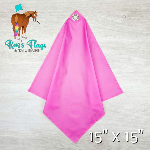 Finesse flag in pink for horse training