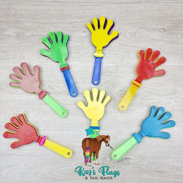 Equine plastic clapper