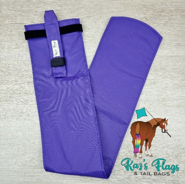 purple tail bag for horses