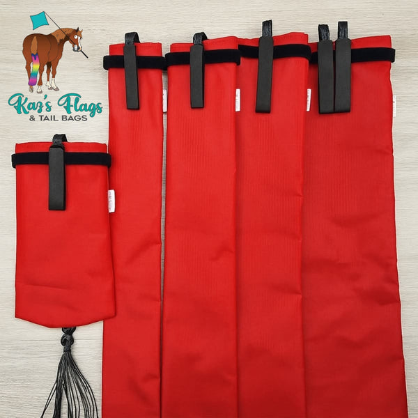Red Tail Bags Rugless Kaz's Flags and Tail Bags