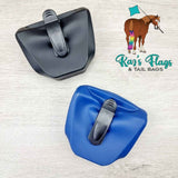 Horse Dog treat pouch showing the back