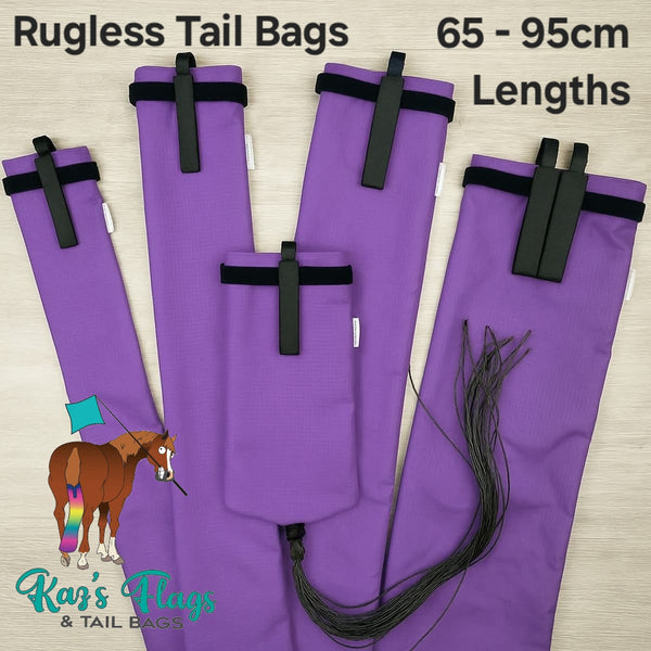 PURPLE Horse Tail Bags 65cm to 95cm
