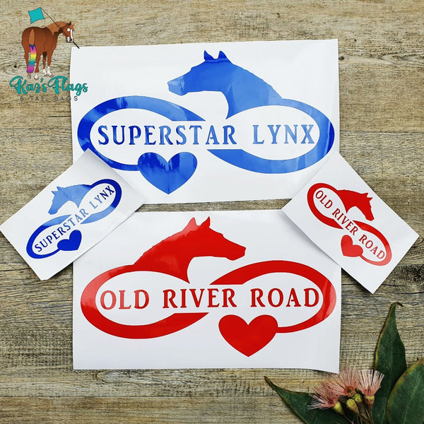 Custom horse sticker
