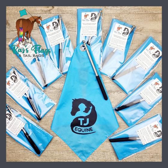 Custom Printed Logo Horsemanship Flags