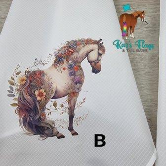 Boho horse flag