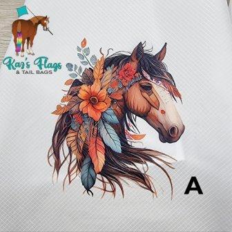Indian Horse on Flag