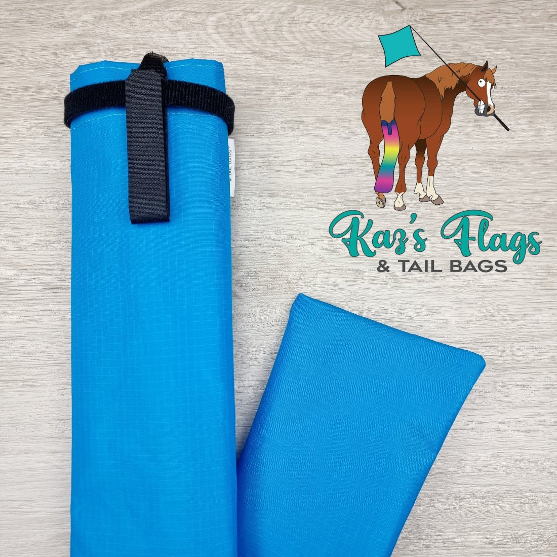 blue Basic tail bag