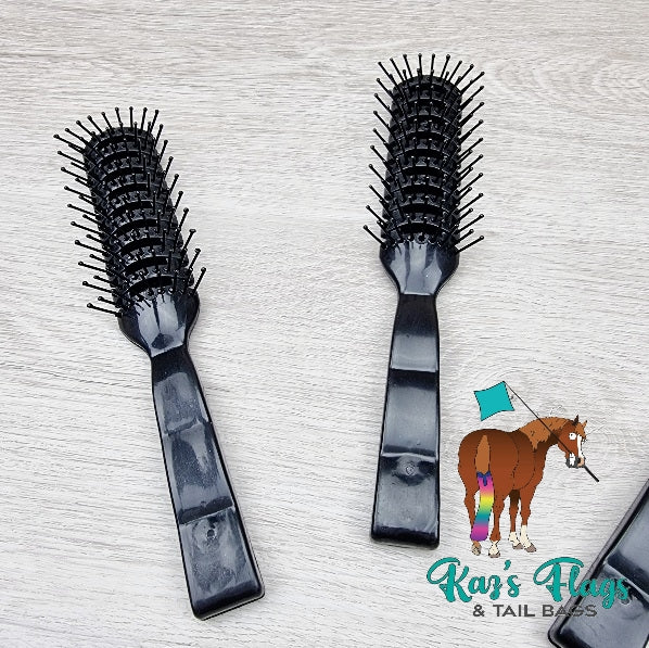 black mane and tail brush