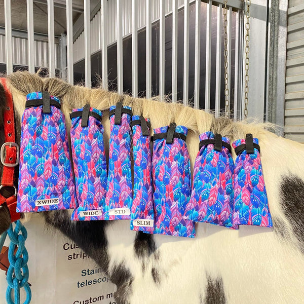 Mane bags on horses