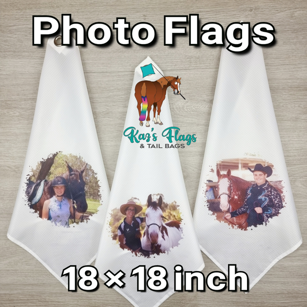 Custom Photo Flag x 3