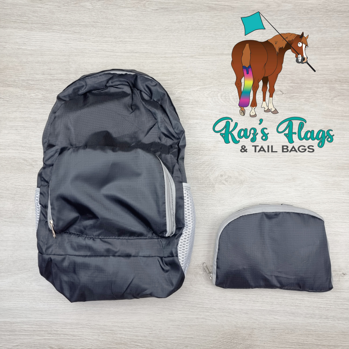 Black backpack
