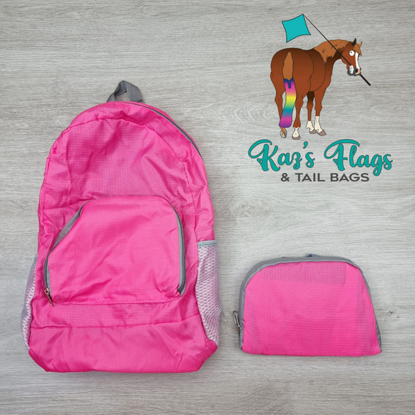 Candy pink back pack