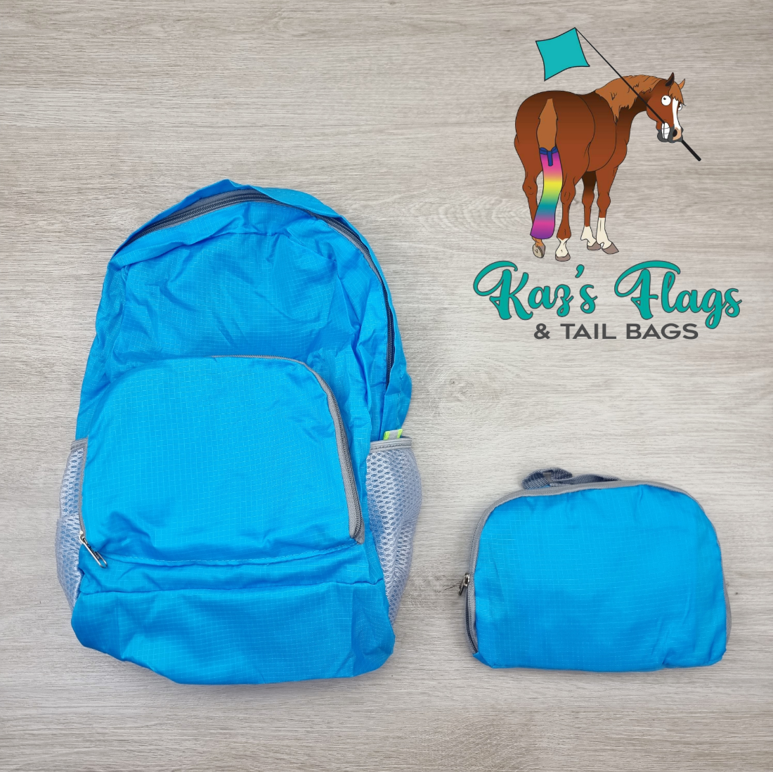 Blue carry bag