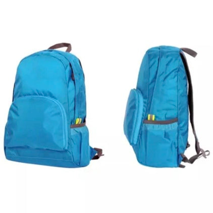 Backpack filled with gear