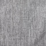 A close-up of a gray woven fabric texture with a linen-like crosshatch pattern.