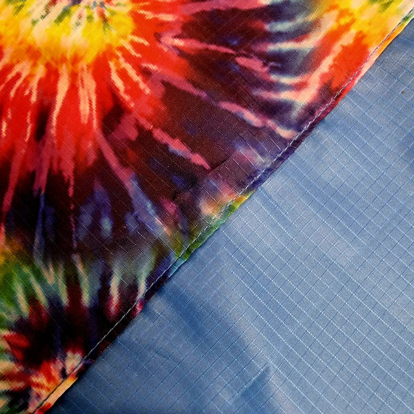 Hippy Trippy and Mid Blue Fusion Flag
