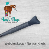 Webbing loop of Nungar Knots training stick