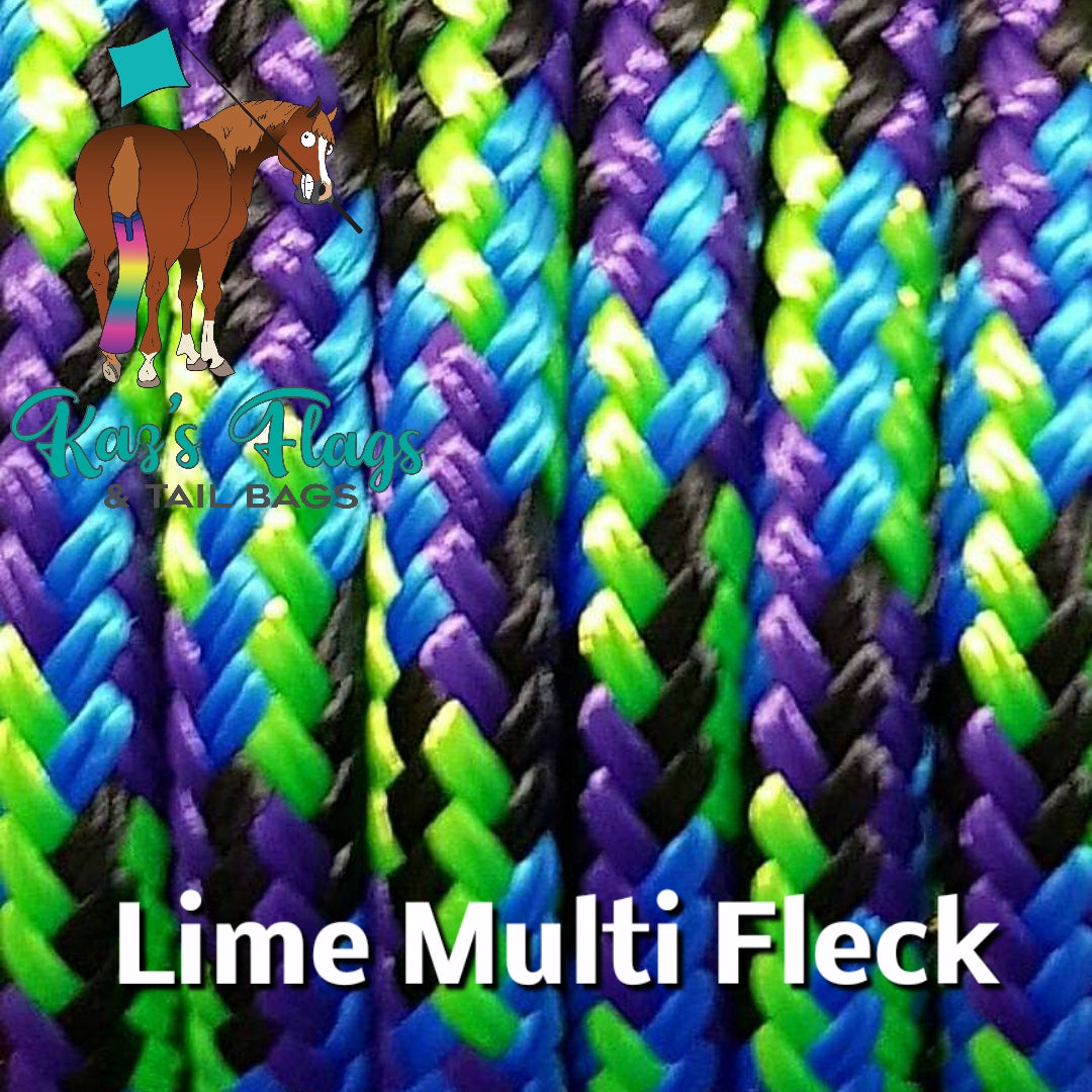 Blue String Training Natural Horsemanship 5' Training String - Kaz's Flags and Tail Bags
