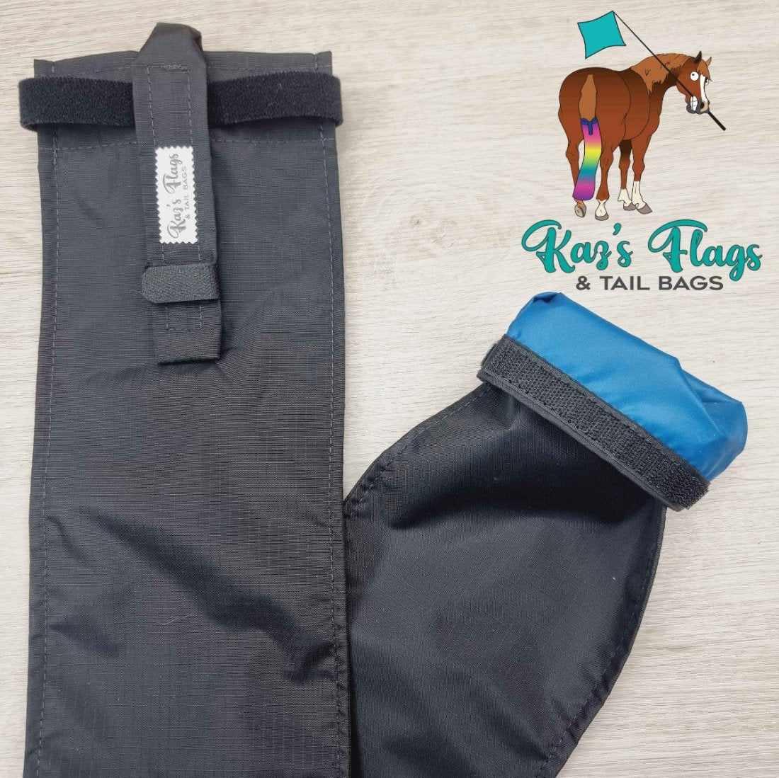 Bottom opening tail bag for easy access plus lined tail bag