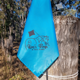 blue horse training flag