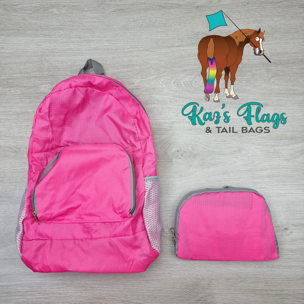 Candy pink back pack