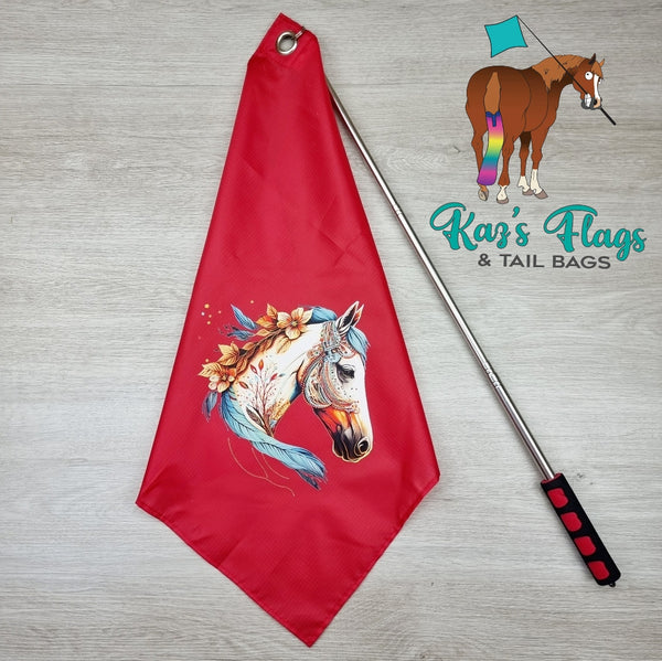 Training flags for horses