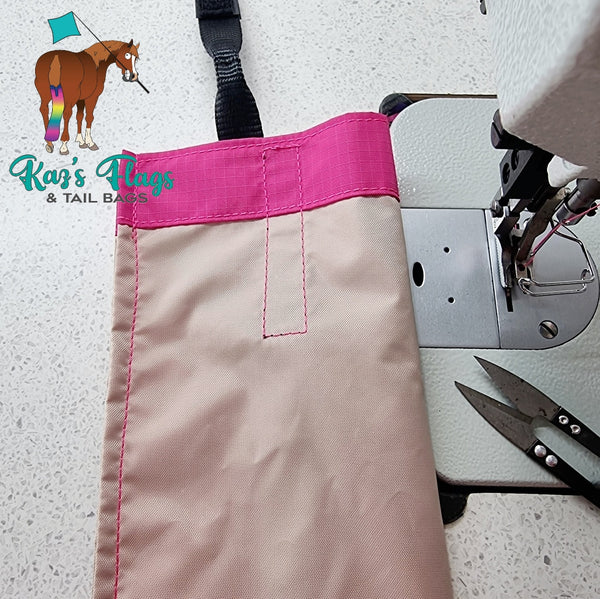 Horse Tail Bag Liners - sewn in and removable