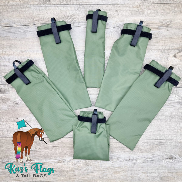 Horse Mane Bags MK II - in PLAIN COLOURS SET - The ULTIMATE easy-to-use Mane Bag!