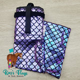 Lycra Tail Bags in Holographic Colours for Horses handmade by Kaz's Flags and Tail Bags
