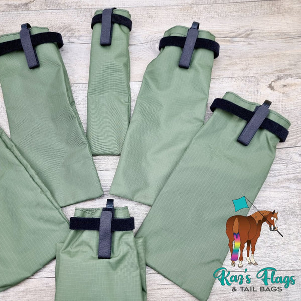 Green mane bags