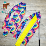 Horse training flags Tie Dye
