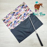 Printed Ponies and Black Fusion Flag Combo