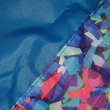 Pro Teal and Crazy Confetti Fusion Flag close up