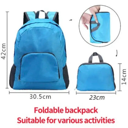Size measurements of backpack