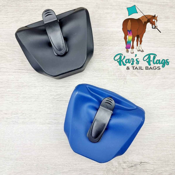 Horse Dog treat pouch showing the back