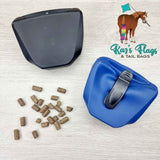 Horse treat bag with treats