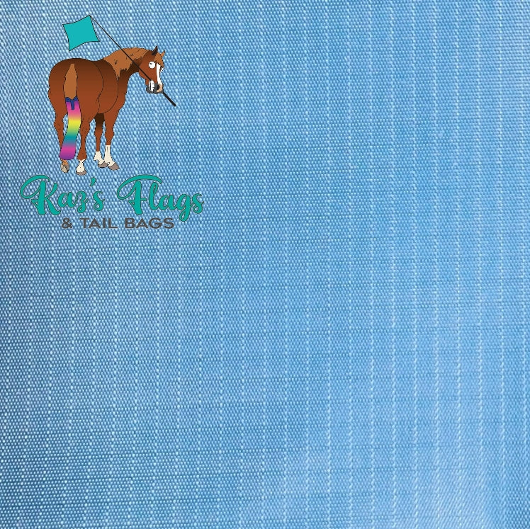 Sky Blue horse training flag