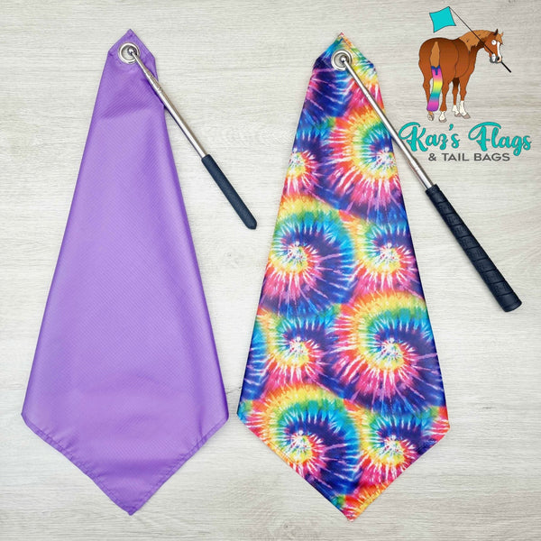 Horsemanship 18" x 18" Flag & Pocket Pole Combo