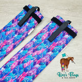 Standard and Standard Plus in Funky Feathers pattern tail bags