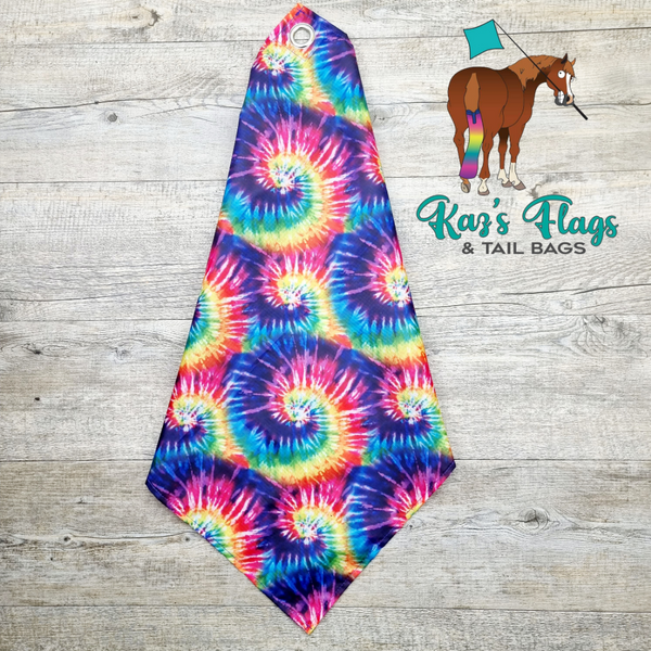 Horsemanship bright coloured flag
