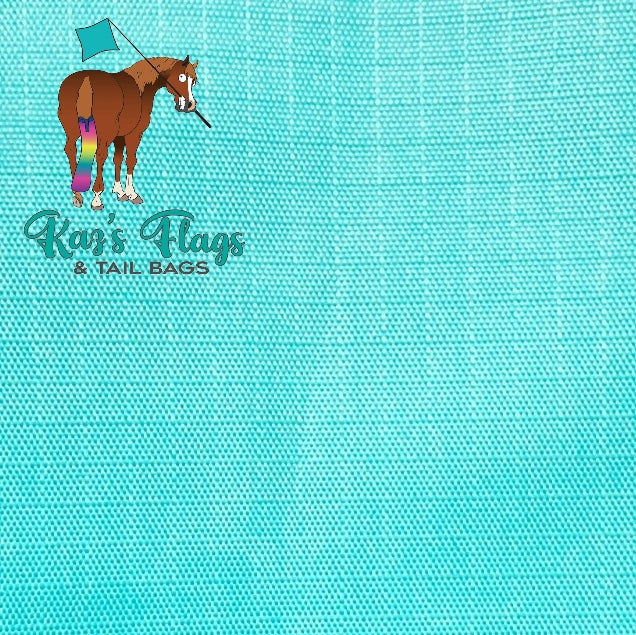 Turquoise heavy duty flag colour