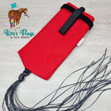 Workhorse Tail Bag in red by Kaz's Flags and Tail Bags