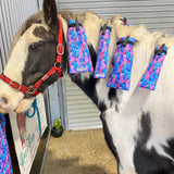Mane bags in horses mane
