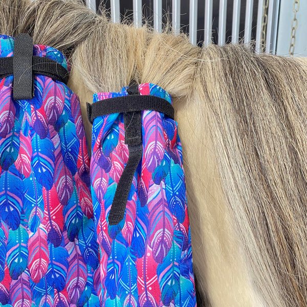 Horse Mane Bags - PATTERN - MIXED WIDTH - SET of 6