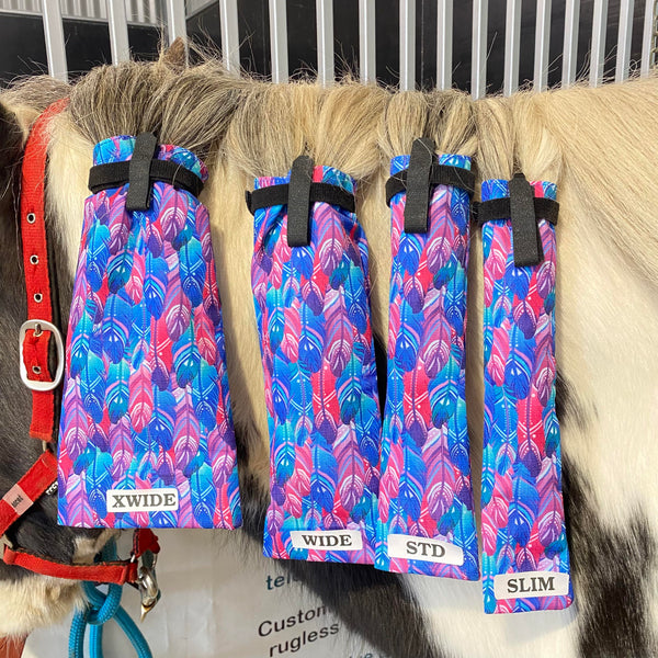 Horse Mane Bags - PATTERN - MIXED WIDTH - SET of 6