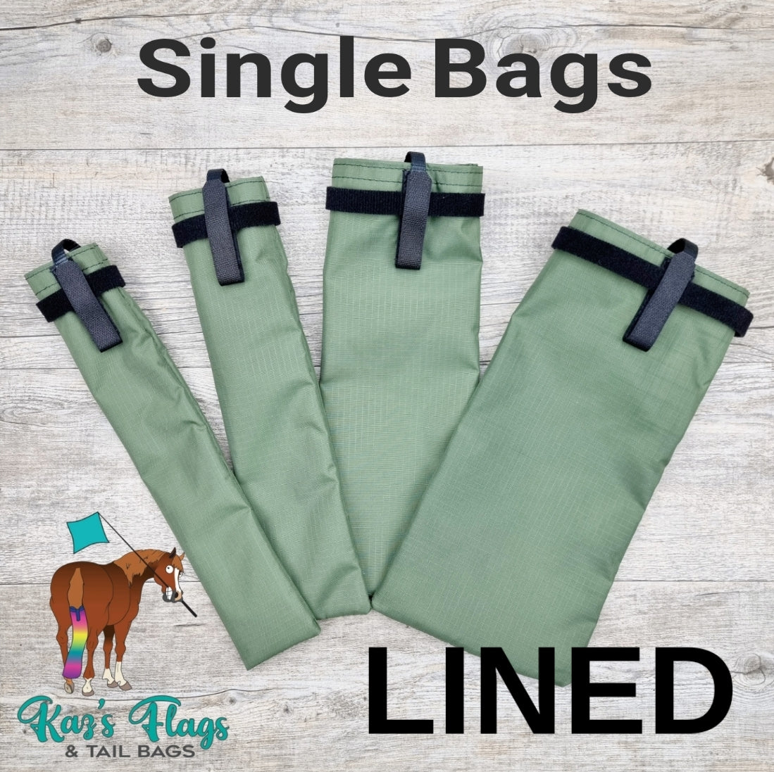 Single - Horse Mane Bags - LINED