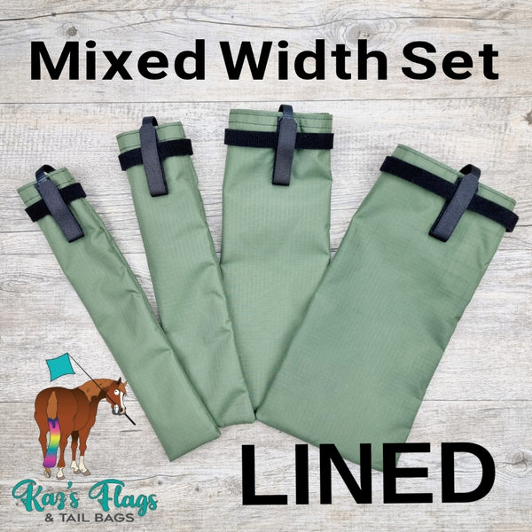 Horse Mane Bags - Mixed Width Set - LINED