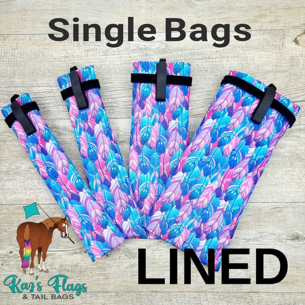 Single -  Horse Mane Bags - PATTERN - LINED