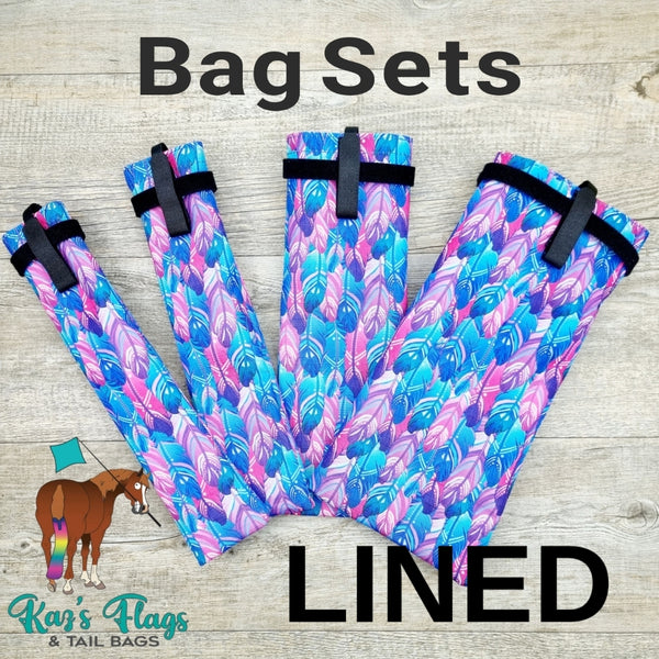 Horse Mane Bag Sets - PATTERN - LINED