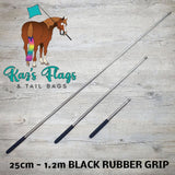 Telescopic poles from 25 cm to 1.2 m